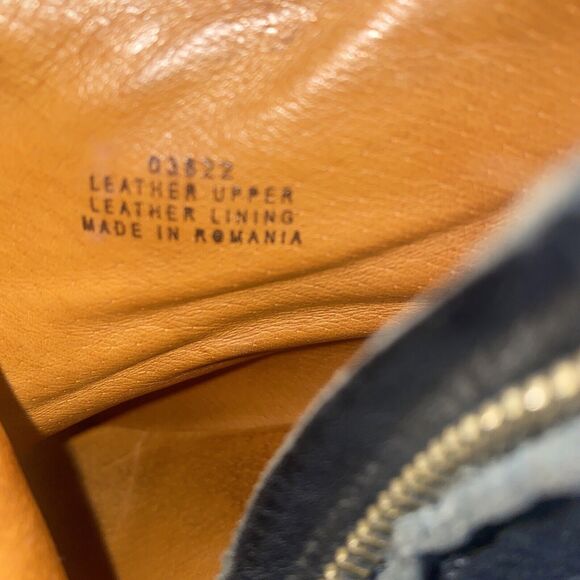 Madewell Billie Ankle Booties Heel 7 Black Leather Casual Zip Romania - Picture 11 of 11